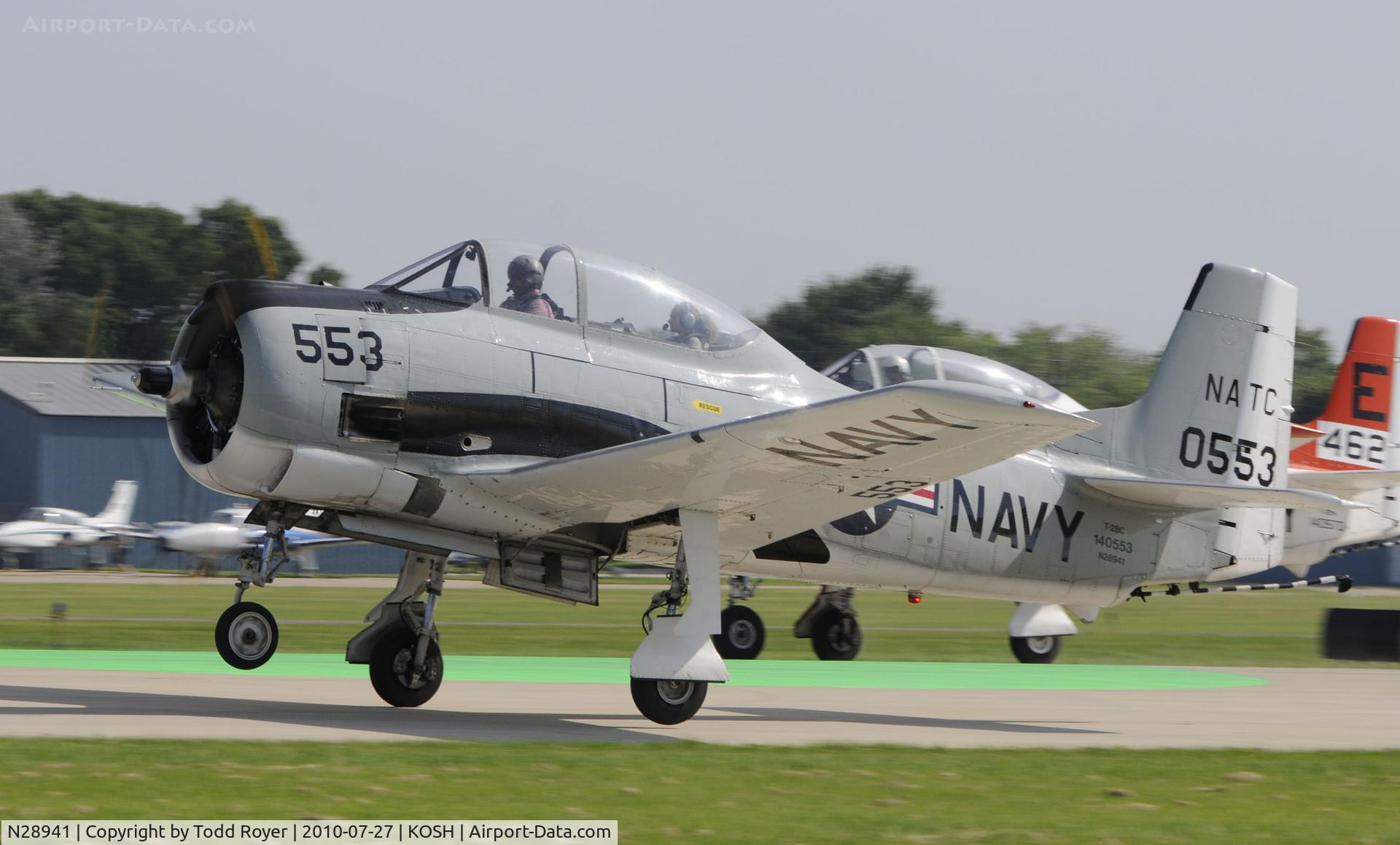 N28941, 1956 North American T-28C Trojan C/N 226-130 (140553), EAA AIRVENTURE 2010