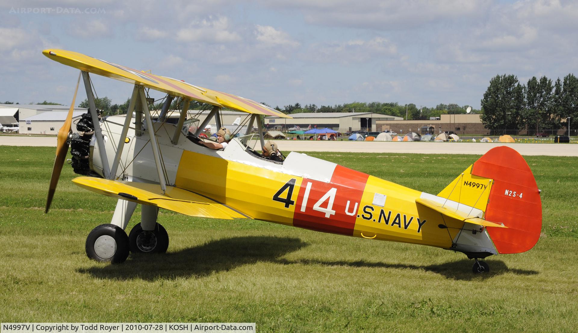 N4997V, 1942 Boeing A75N1(PT17) C/N 75-3423, EAA AIRVENTURE 2010