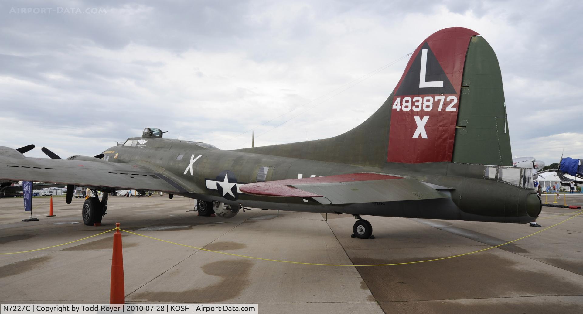 N7227C, 1944 Boeing B-17G Fortress C/N 32513, EAA AIRVENTURE 2010