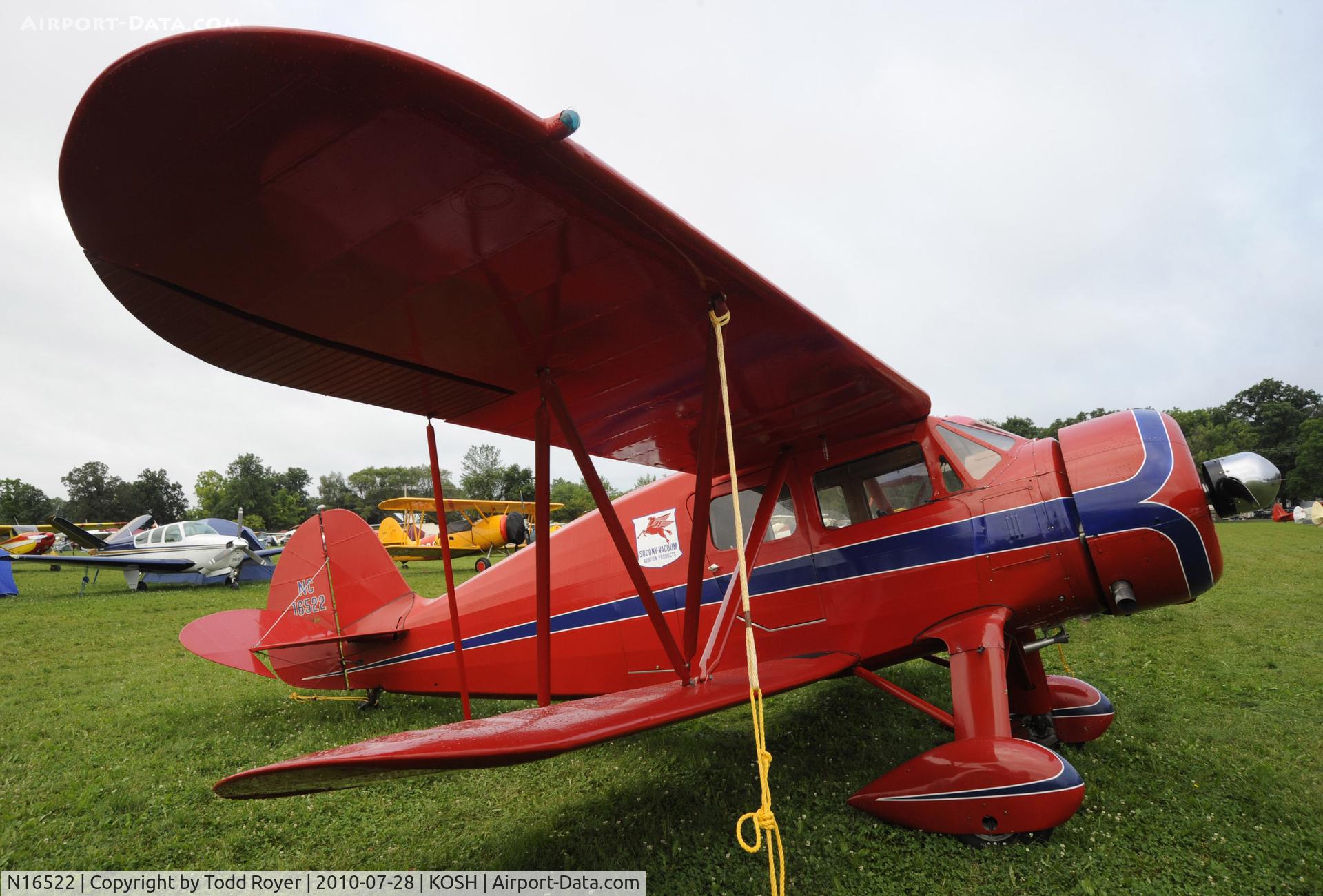 N16522, 1939 Waco YKS-6 C/N 4513, EAA AIRVENTURE 2010