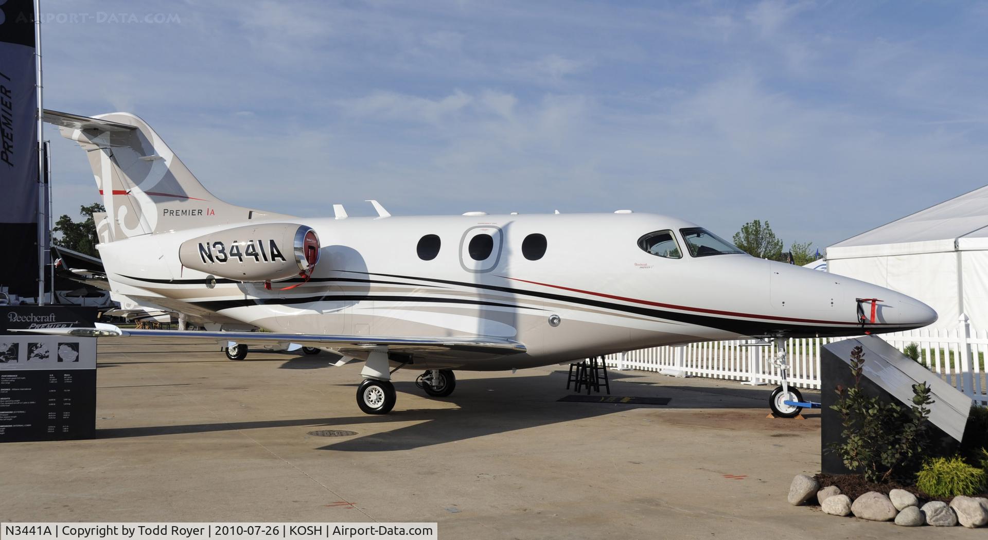 N3441A, Hawker Beechcraft Corp 390 C/N RB-261, EAA AIRVENTURE 2010