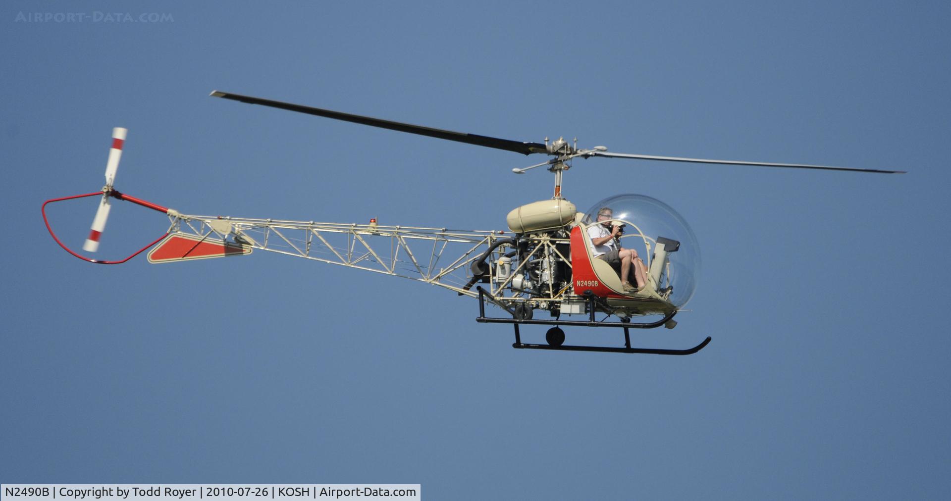 N2490B, 1956 Bell 47G-2 C/N 1516, EAA AIRVENTURE 2010