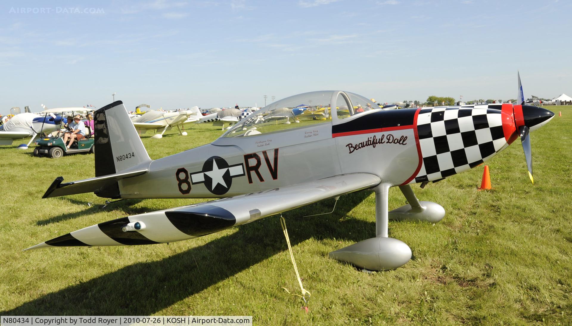 N80434, 2000 Vans RV-8 C/N 80434, EAA AIRVENTURE 2010