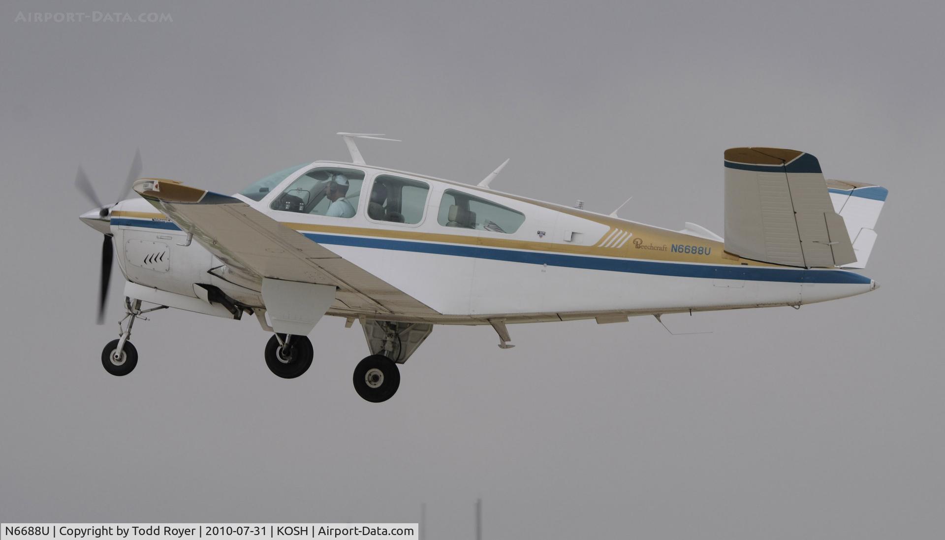 N6688U, 1980 Beech V35B Bonanza C/N D-10320, EAA AIRVENTURE 2010