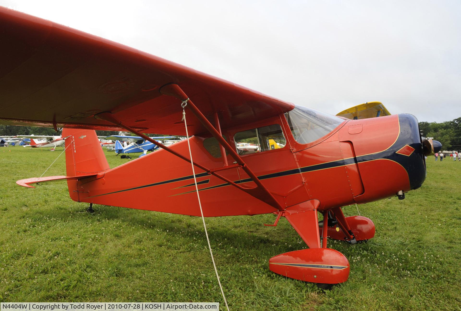 N4404W, Rearwin Cloudster 8135 C/N 828, EAA AIRVENTURE 2010