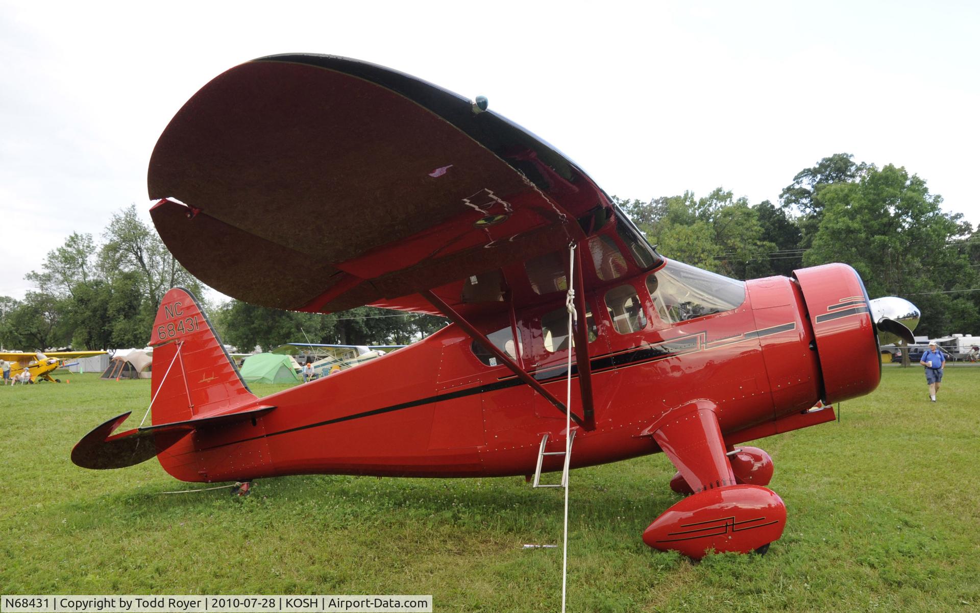 N68431, 1943 Howard Aircraft DGA-15P C/N 991, EAA AIRVENTURE 2010