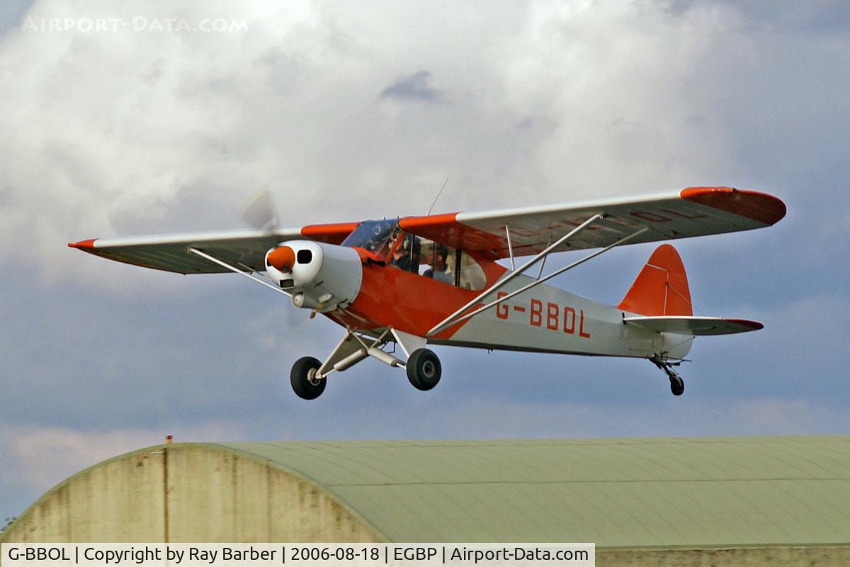 G-BBOL, 1960 Piper PA-18-150 Super Cub C/N 18-7561, Piper PA-18-150 Super Cub [18-7561] Kemble~G 18/08/2006