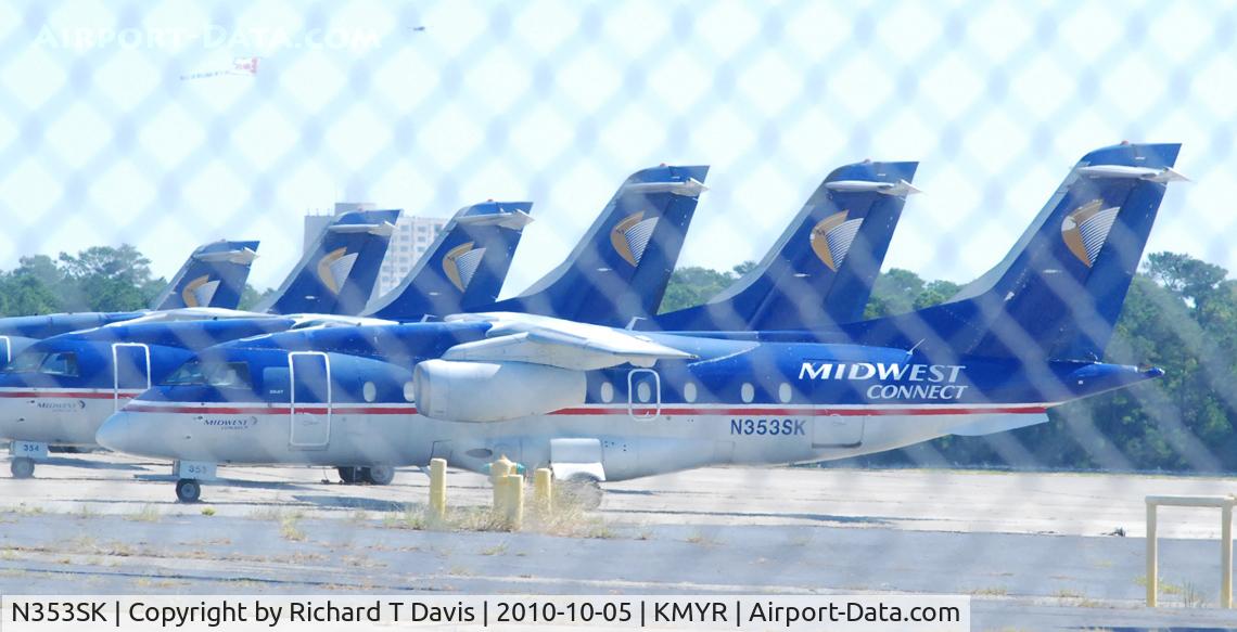 N353SK, 1999 Fairchild Dornier 328-300 328JET C/N 3122, 1999 Dornier 328-300 in Myrtle Beach SC..
