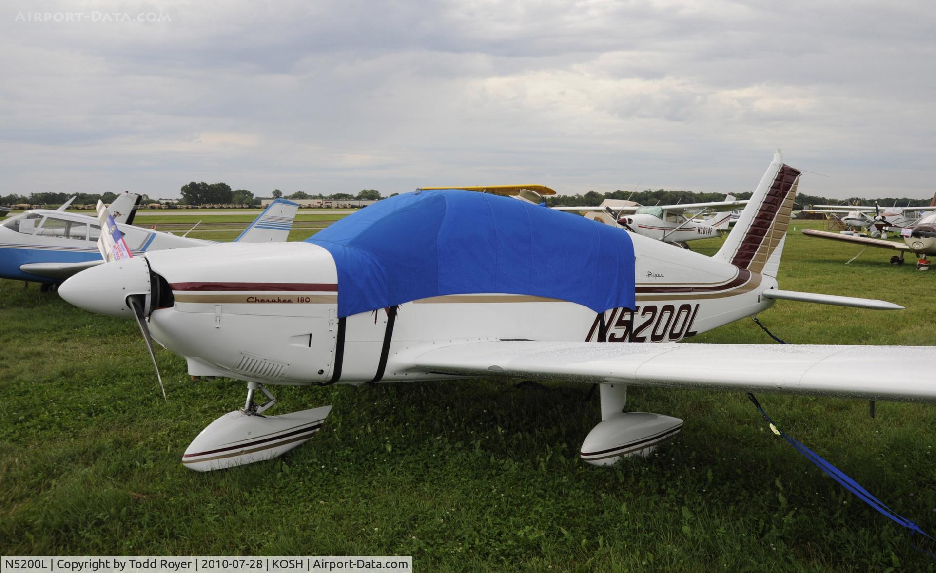 N5200L, 1967 Piper PA-28-180 C/N 28-4490, EAA AIRVENTURE 2010