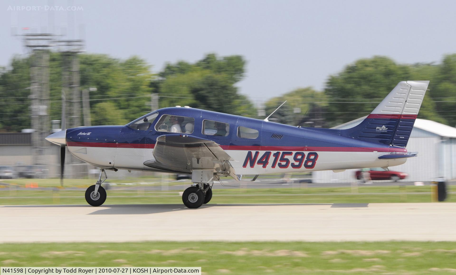 N41598, 1999 Piper PA-28-181 C/N 2843290, EAA AIRVENTURE 2010