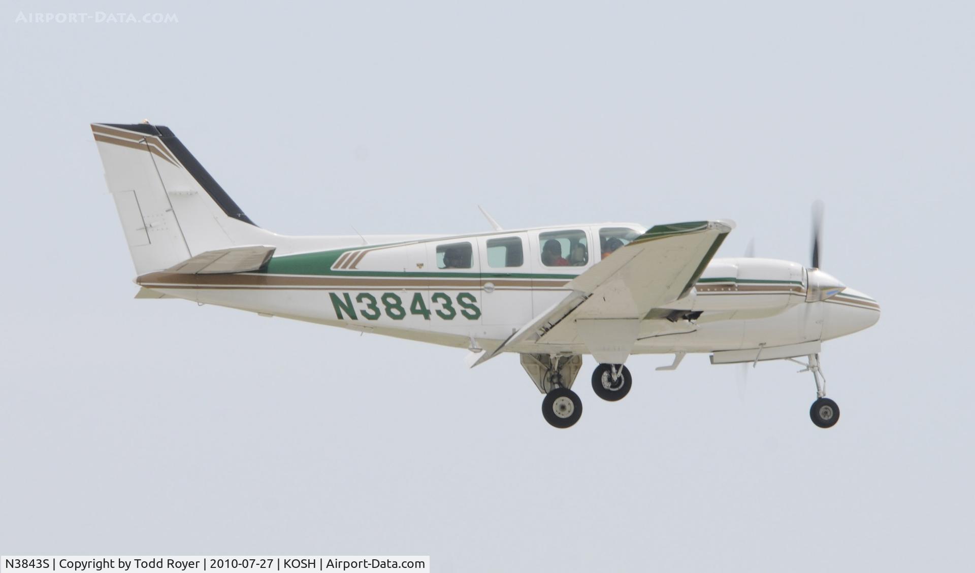 N3843S, 1981 Beech 58TC Baron C/N TK-139, EAA AIRVENTURE 2010