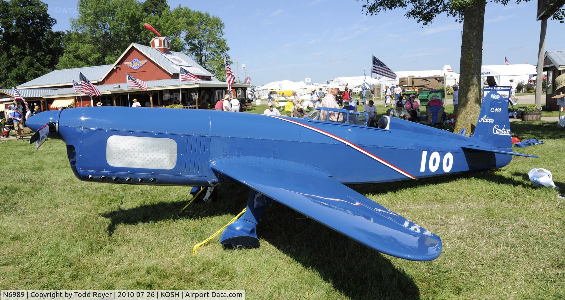 N6989, Caudron C.460 Rafale Replica C/N 100, EAA AIRVENTURE 2010