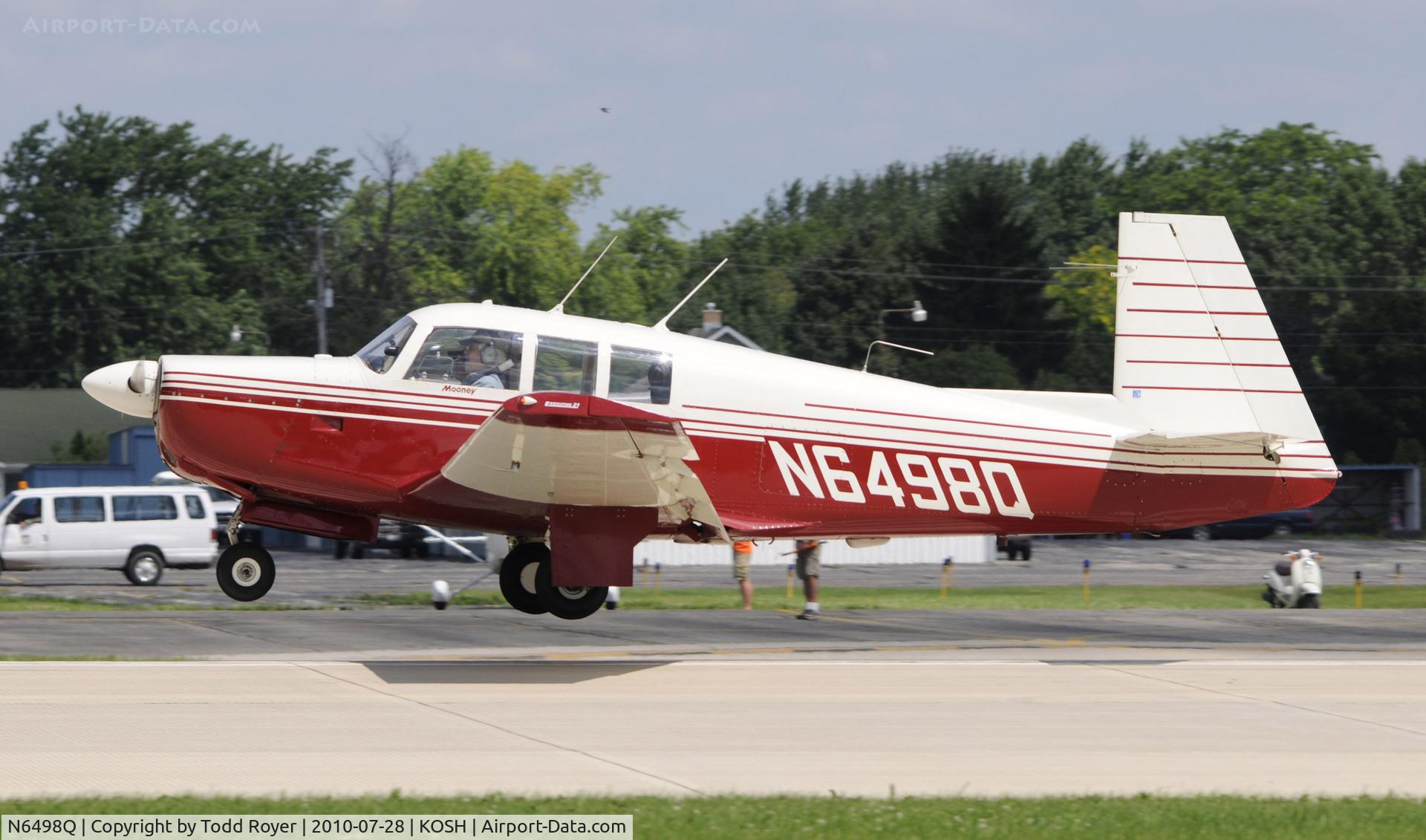 N6498Q, 1967 Mooney M20F Executive C/N 680040, EAA AIRVENTURE 2010