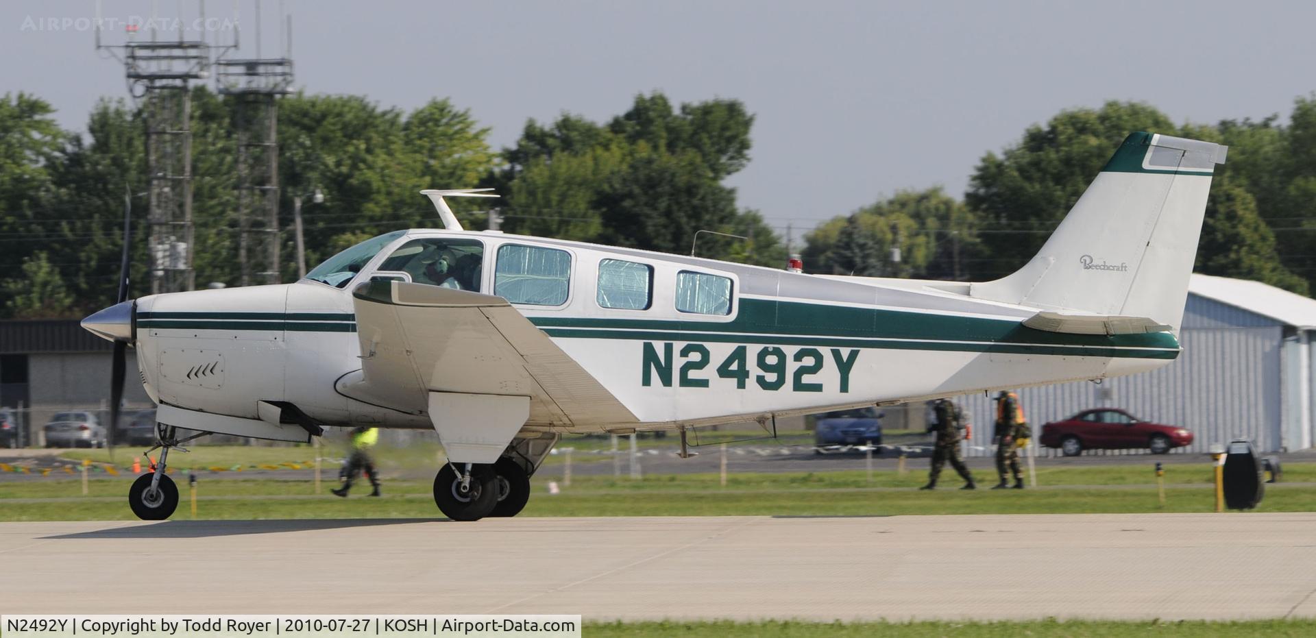 N2492Y, 1968 Beech 36 Bonanza C/N E-74, EAA AIRVENTURE 2010