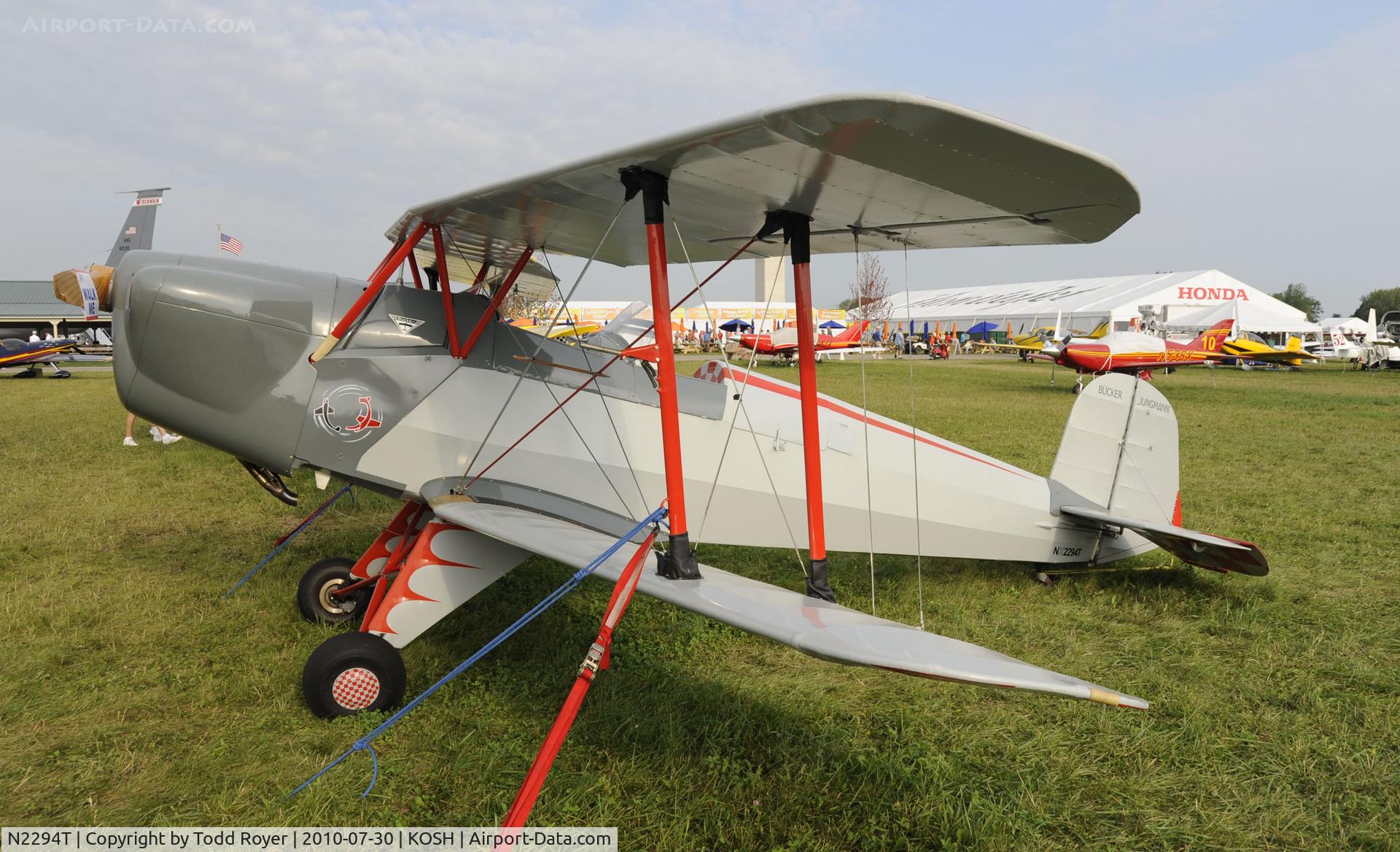 N2294T, 1954 CASA 1-131 Jungmann C/N E3B-460, EAA AIRVENTURE 2010