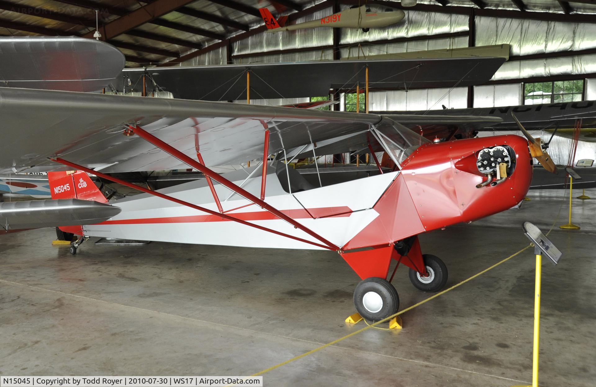 N15045, Piper E-2 C/N 196, EAA AIRMUSEUM