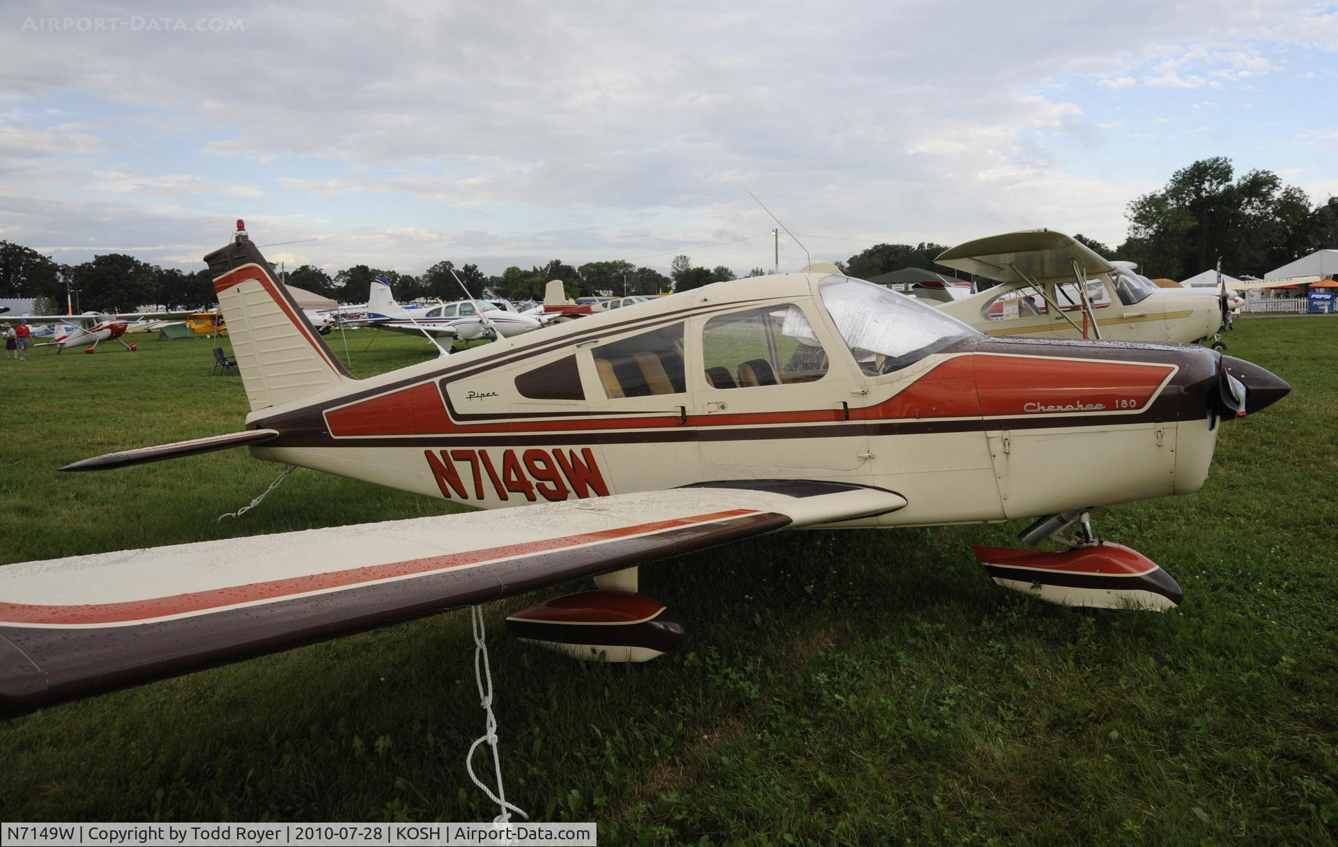 N7149W, 1962 Piper PA-28-180 Cherokee C/N 28-957, EAA AIRVENTURE 2010