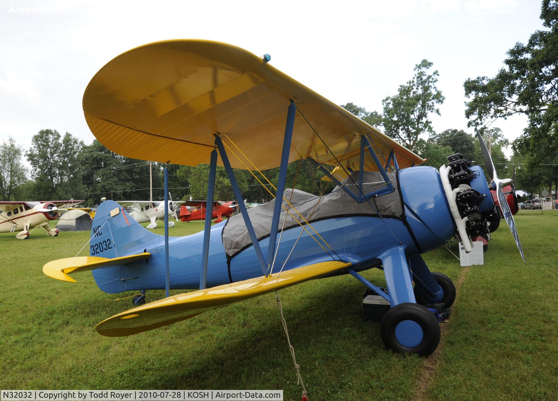 N32032, 1941 Waco UPF-7 C/N 5663, EAA AIRVENTURE 2010