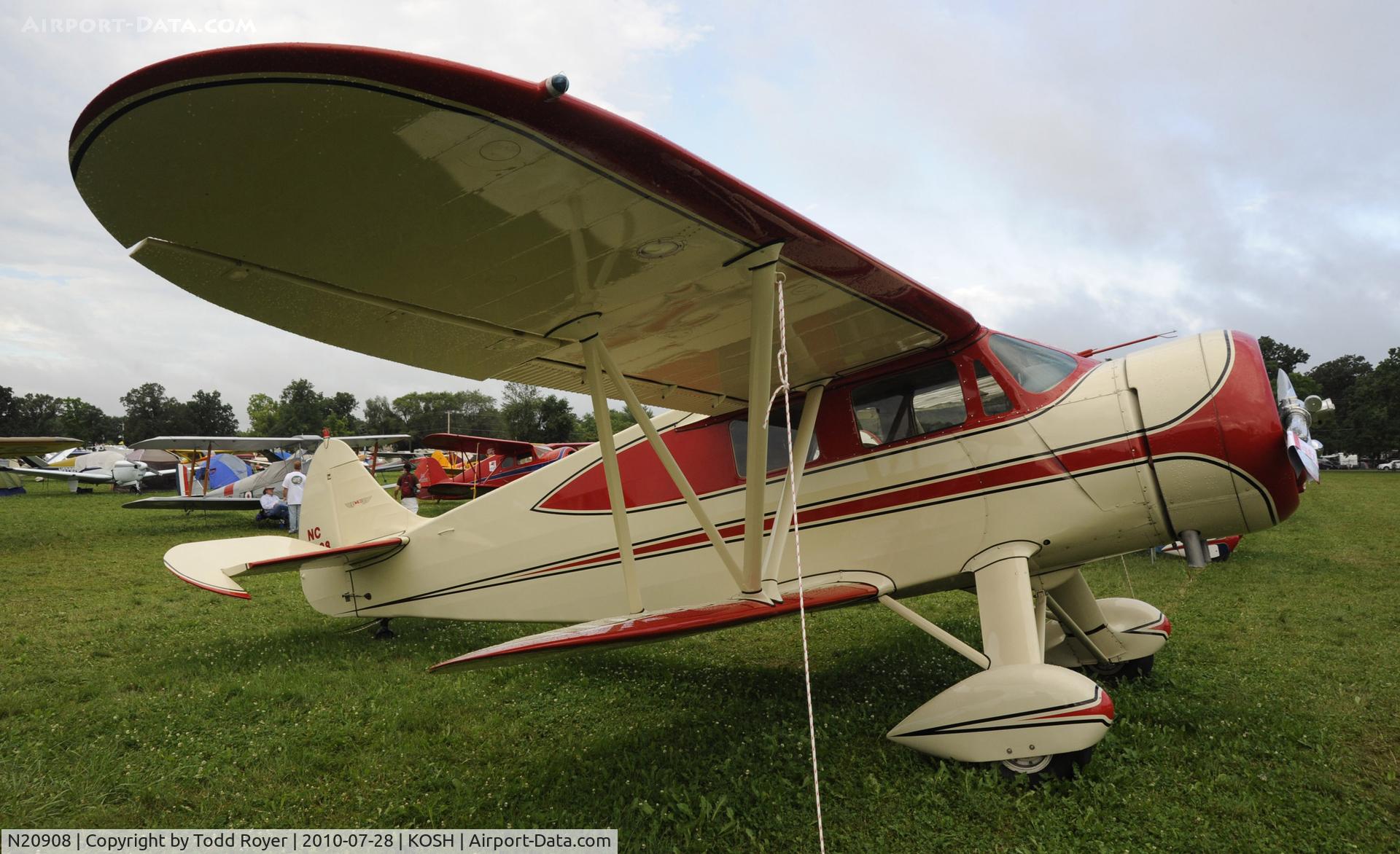 N20908, 1939 Waco AGC-8 C/N 5067, EAA AIRVENTURE 2010