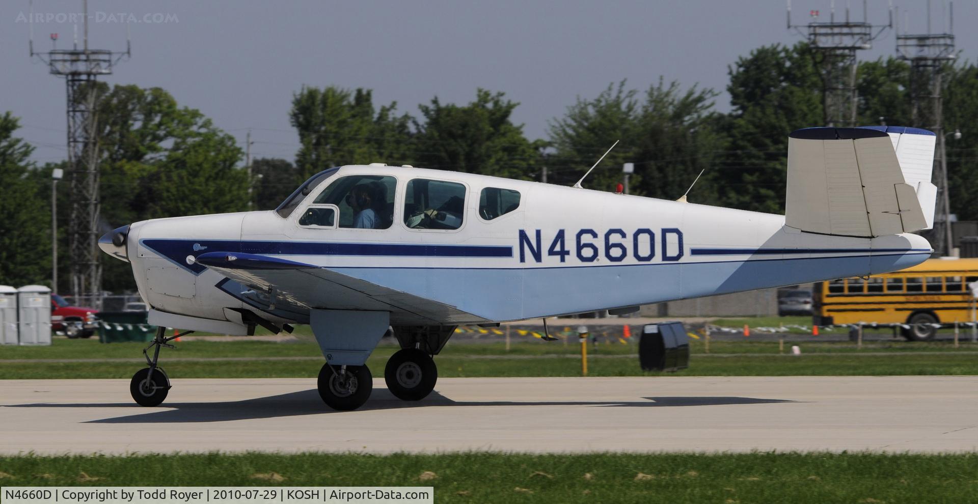 N4660D, 1956 Beech H35 Bonanza C/N D-4885, EAA AIRVENTURE 2010