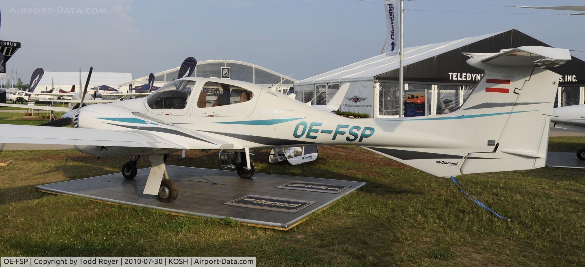 OE-FSP, 2009 Diamond DA-42NG Twin Star C/N 42.286, EAA AIRVENTURE 2010