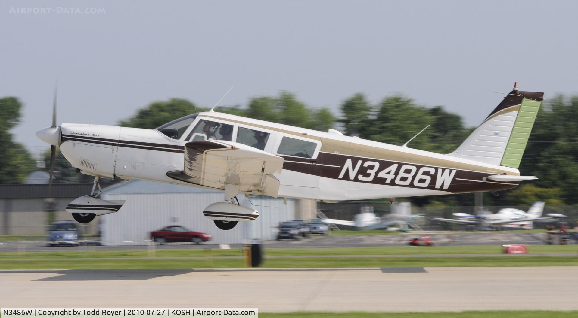 N3486W, 1966 Piper PA-32-260 Cherokee Six Cherokee Six C/N 32-364, EAA AIRVENTURE 2010