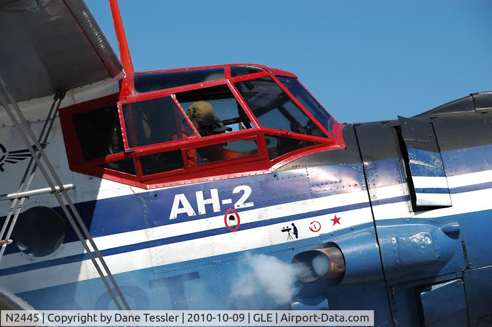 N2445, 1970 Antonov AN-2 C/N 1G11756, Gainesville, Texas