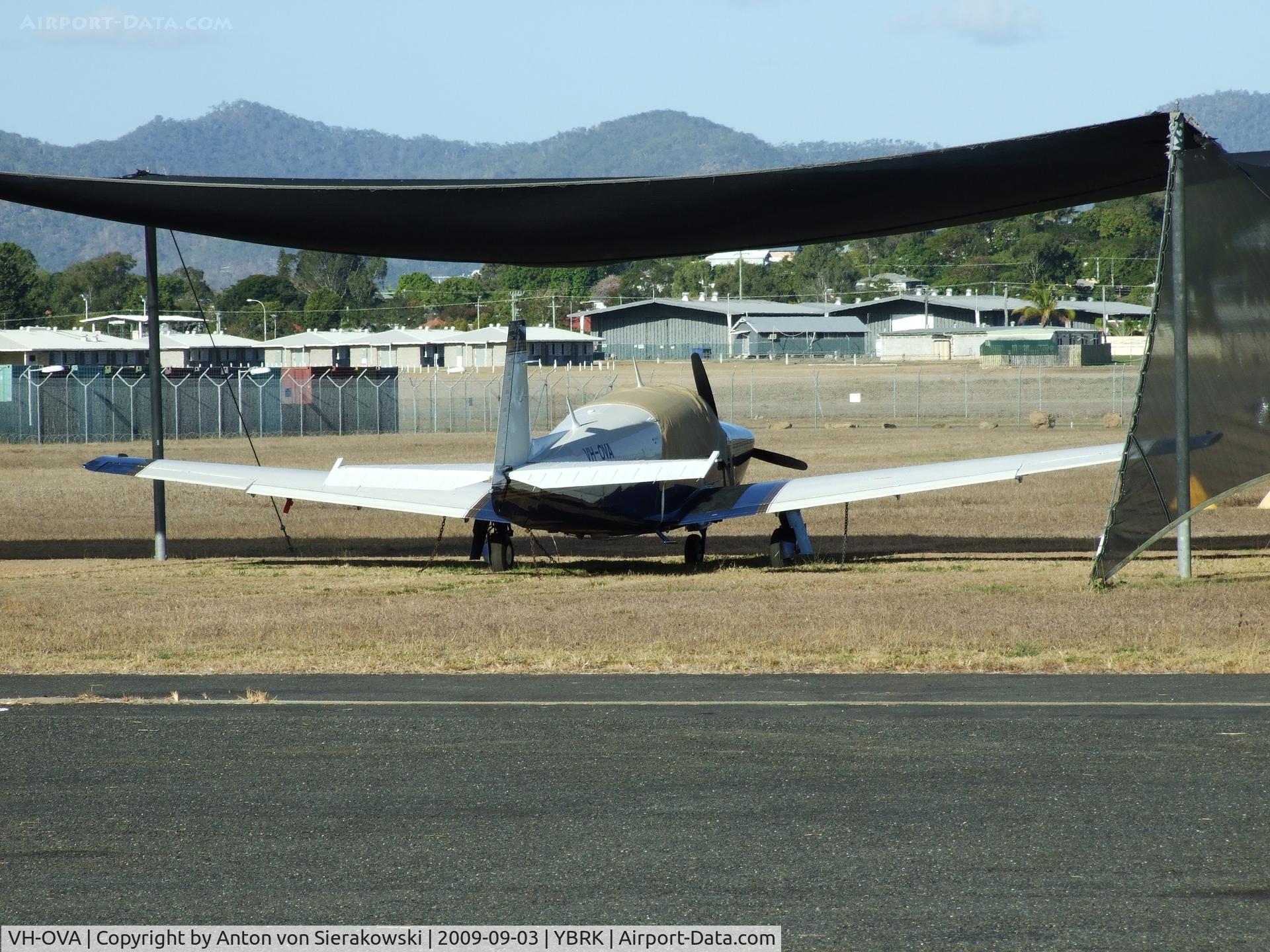 VH-OVA, 1995 Mooney M20R Ovation C/N 29-0051, VH OVA @ YBRK MOONEY M20R c/n 29-0051 1st reg au : 29 May 1995