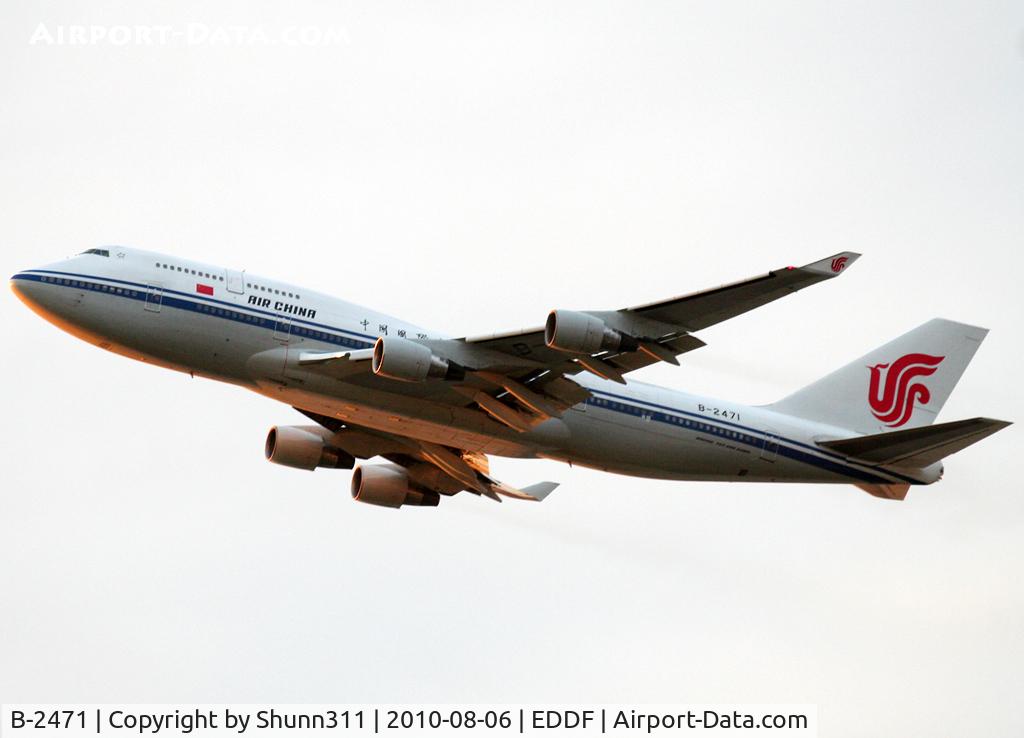 B-2471, 1999 Boeing 747-4J6 C/N 29071, Taking off rwy 25R
