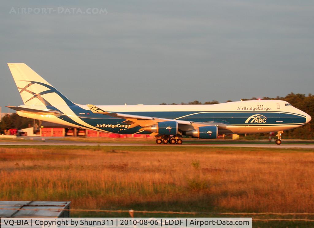 VQ-BIA, 2009 Boeing 747-4KZF (SCD) C/N 36785, Taking off rwy 18
