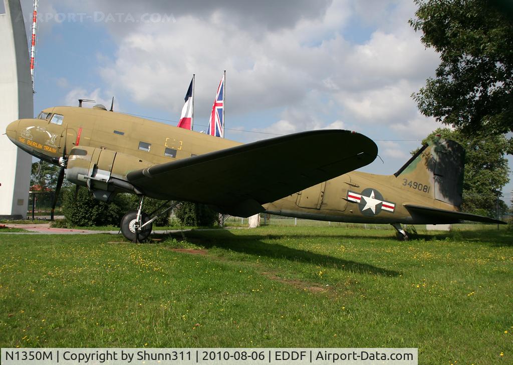 N1350M, Douglas C-47B C/N 14897/26342, Preserved at the Berlin Luftbrucken Denkmal, near the airport...