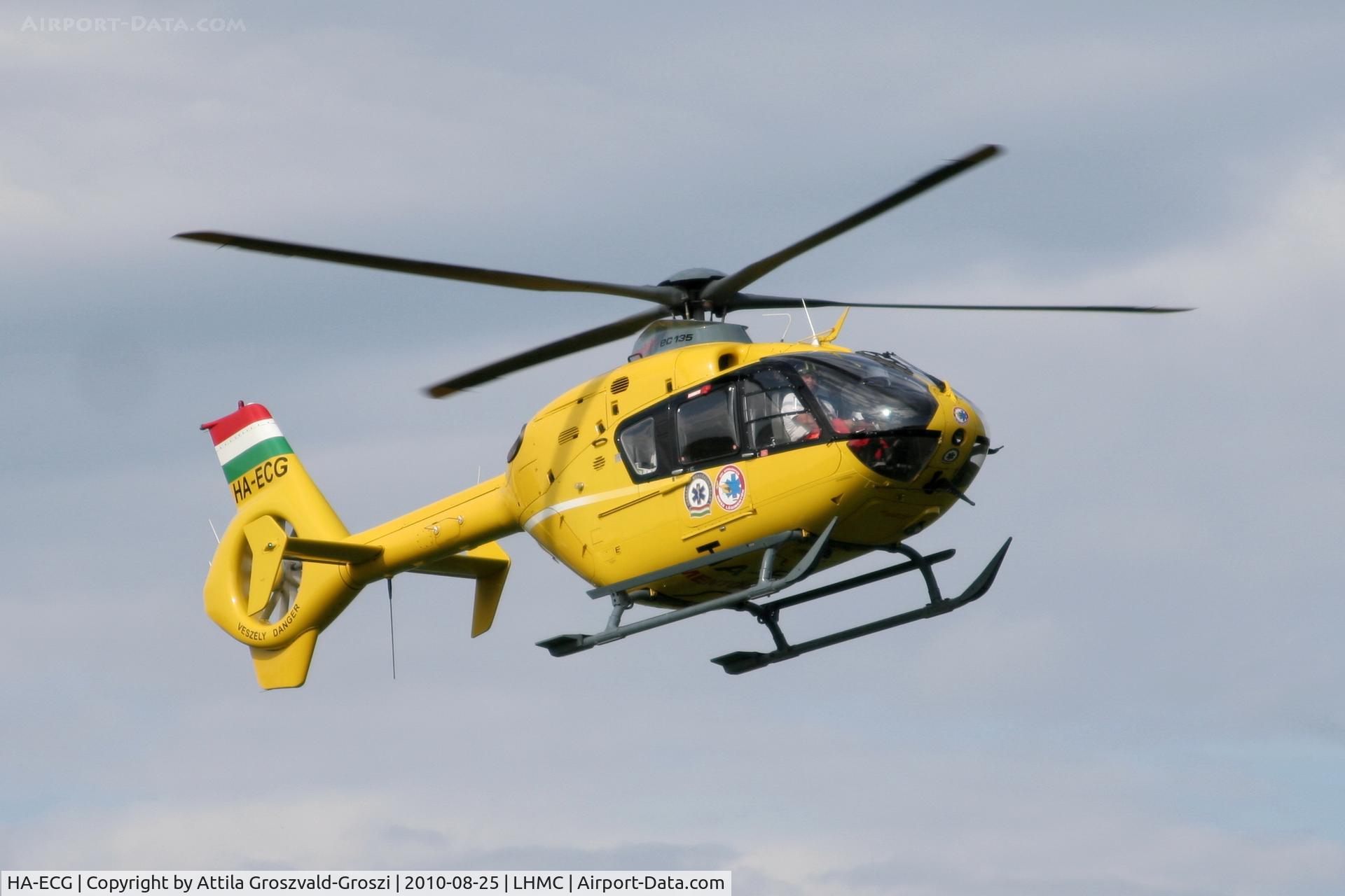 HA-ECG, 2005 Eurocopter EC-135T-2 C/N 0387, Miskolc Airport