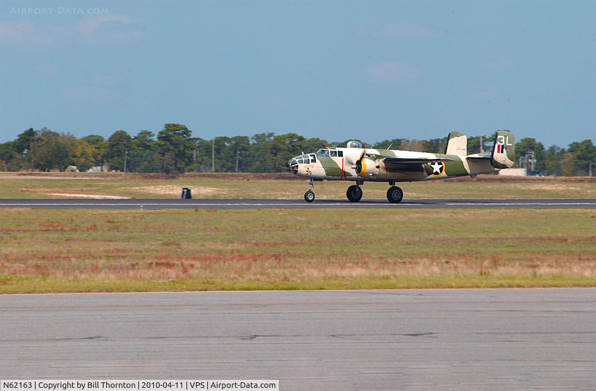 N62163, 1944 North American B-25J Mitchell Mitchell C/N 108-47451, A B-25J (30NC, C/N 108-47451, 44-86697, N62163), known as the 