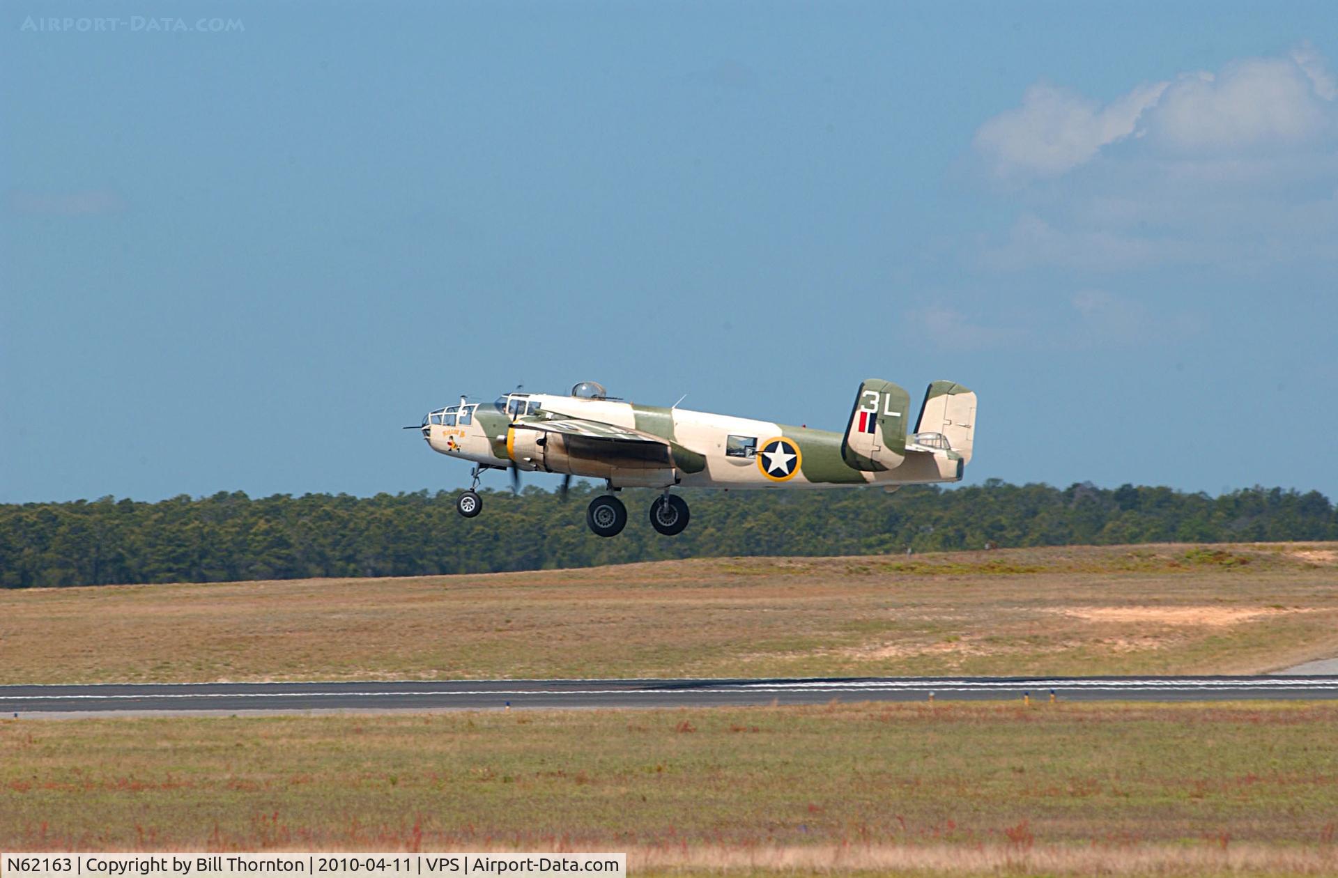 N62163, 1944 North American B-25J Mitchell Mitchell C/N 108-47451, A B-25J (30NC, C/N 108-47451, 44-86697, N62163), known as the 