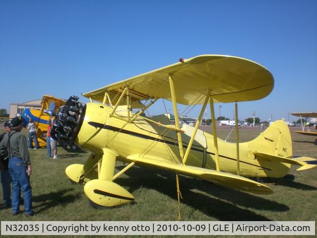 N32035, 1941 Waco UPF-7 C/N 5666, taken at Antique Aircraft Assoc. fly-in