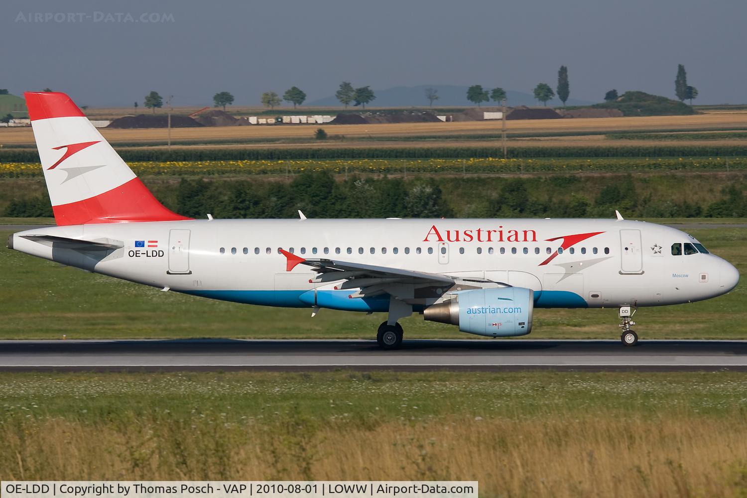 OE-LDD, 2005 Airbus A319-112 C/N 2416, Austrian Airlines