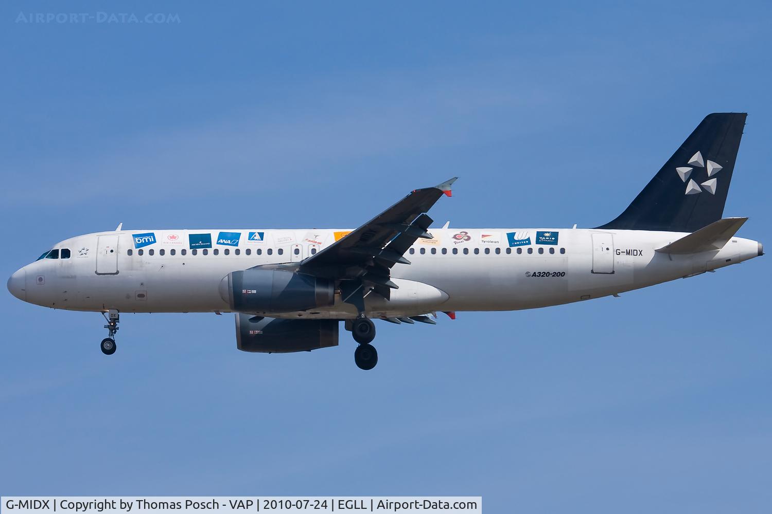 G-MIDX, 2000 Airbus A320-232 C/N 1177, BMI British Midland