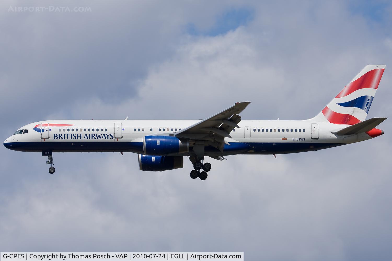 G-CPES, 1998 Boeing 757-236 C/N 29114, British Airways