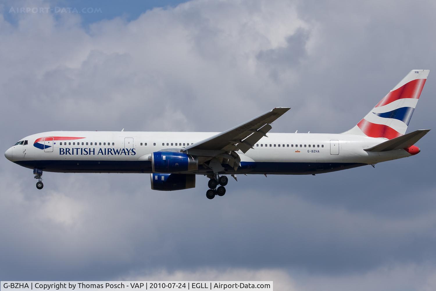 G-BZHA, 1998 Boeing 767-336 C/N 29230, British Airways
