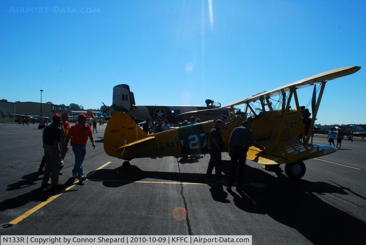 N133R, 1942 Boeing B75N1 C/N 75-6881, Stearman 75 at the Great Georgia Airshow