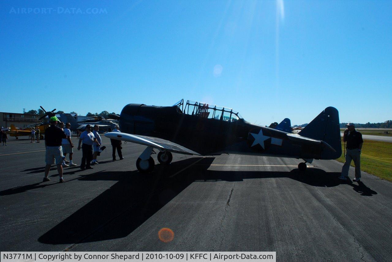 N3771M, North American SNJ-5C (AT-6D) Texan Texan C/N 88-17109, AT-6 at the Great Georgia Airshow