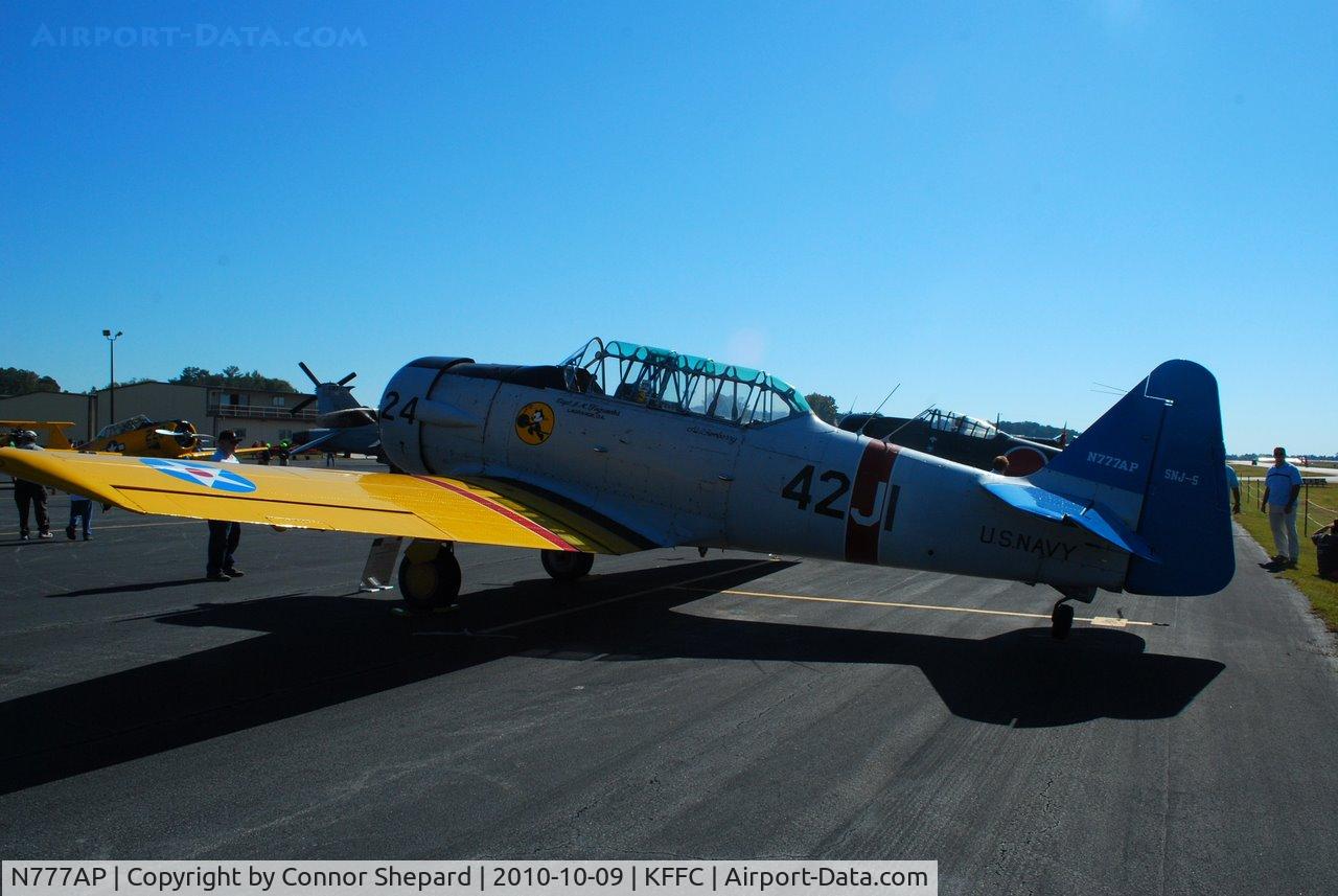 N777AP, North American SNJ-5 Texan Texan C/N 43924, T-6 at the Great Georgia Airshow