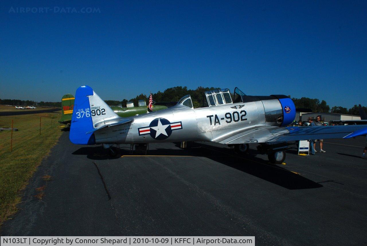 N103LT, 1943 North American SNJ-4 Texan C/N 88-12097, T-6 at the Great Georgia Airshow
