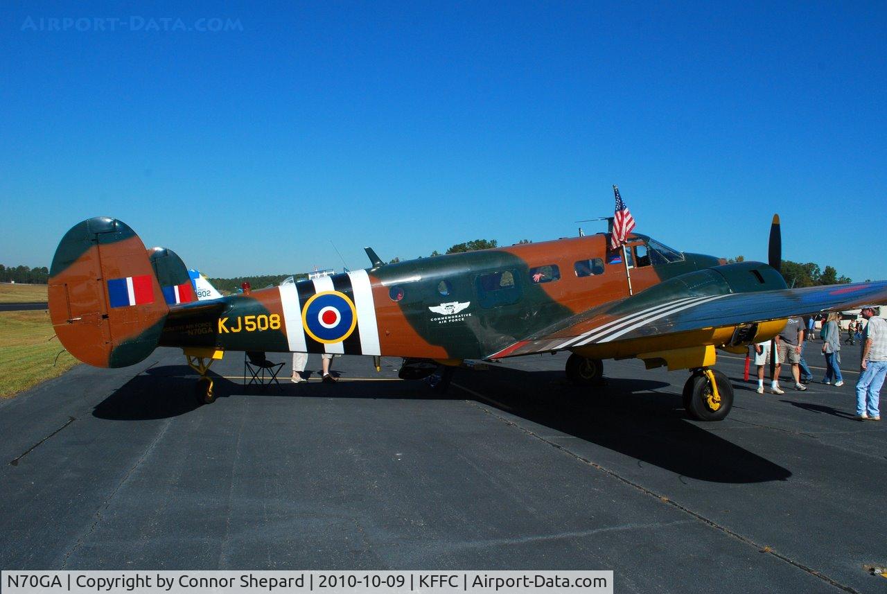 N70GA, 1946 Beech D18S C/N A-177, Twin Beech at the Great Georgia Airshow