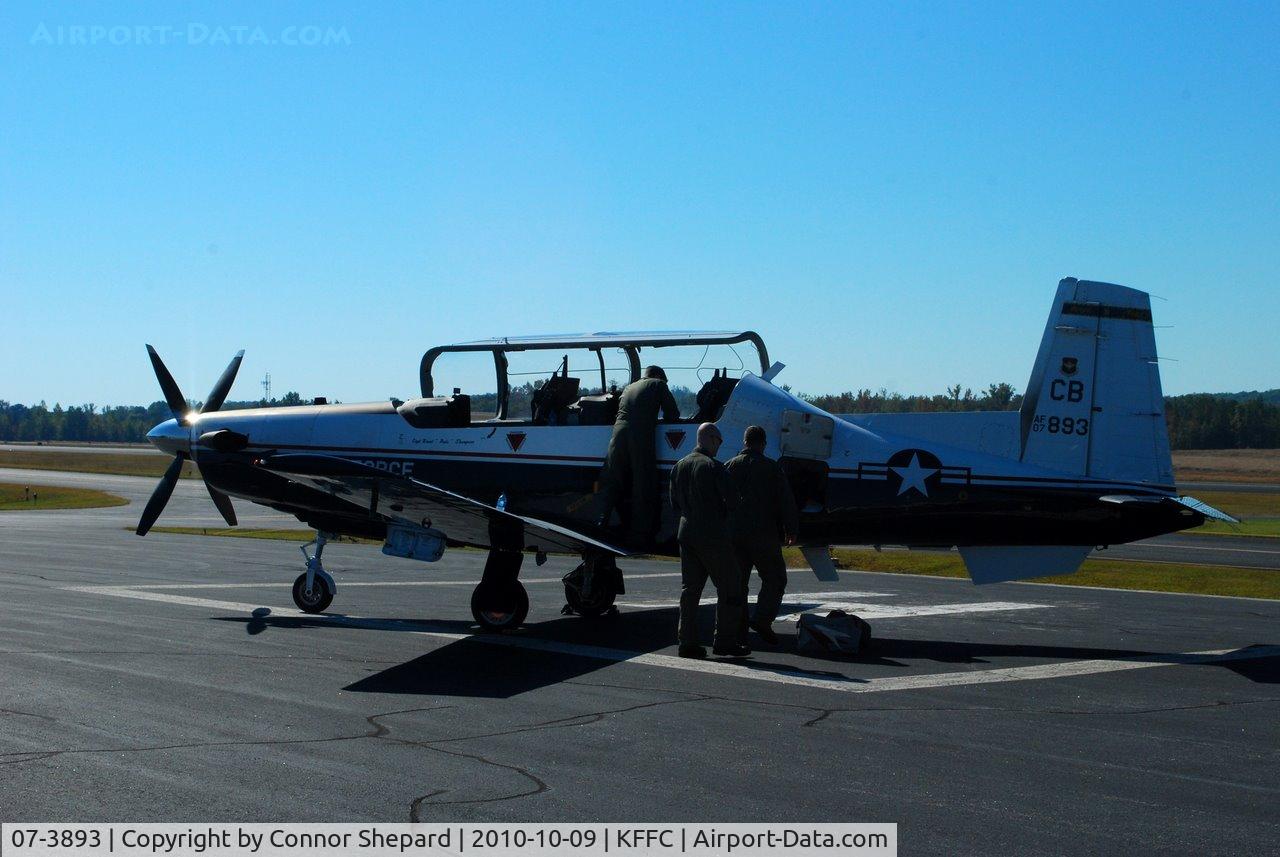 07-3893, 2007 Raytheon T-6A Texan II C/N PT-448, T-6 Texan II at the Great Georgia Airshow