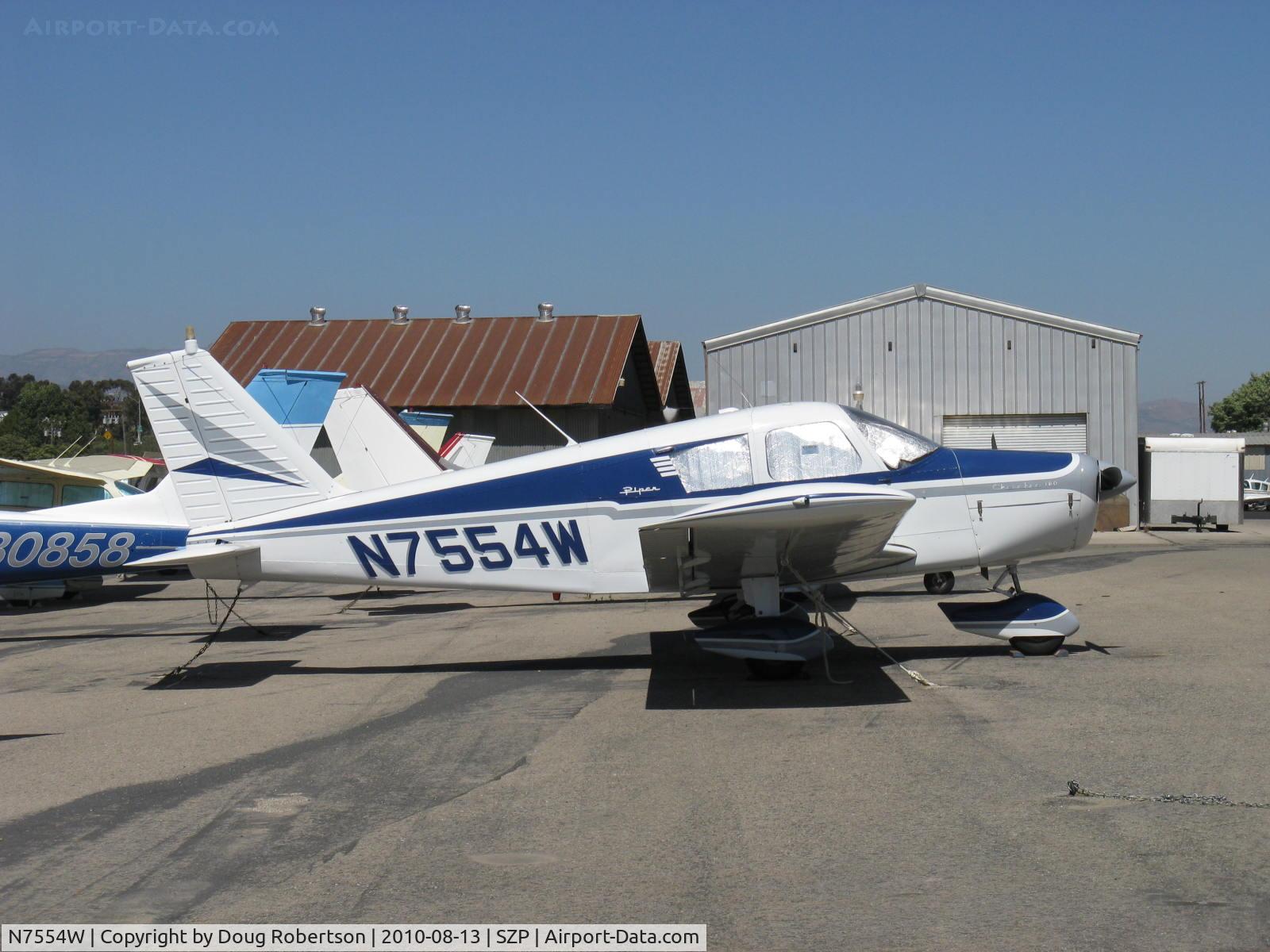N7554W, 1963 Piper PA-28-180 Cherokee C/N 28-1493, 1963 Piper PA-28-180 CHEROKEE, Lycoming O&VO-360 180 Hp