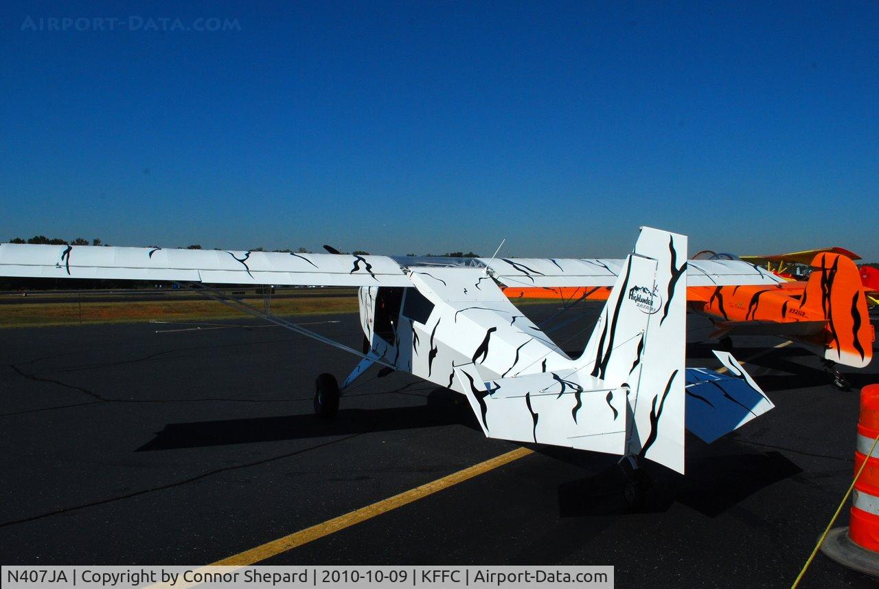 N407JA, Just Aircraft Highlander C/N JAESC0119, at the Great Georgia Airshow