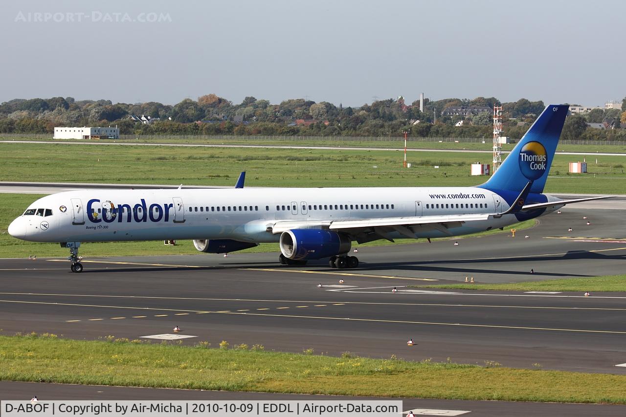 D-ABOF, 1999 Boeing 757-330 C/N 29013, Condor, Boeing 757-330 (WL), CN: 29013/0846