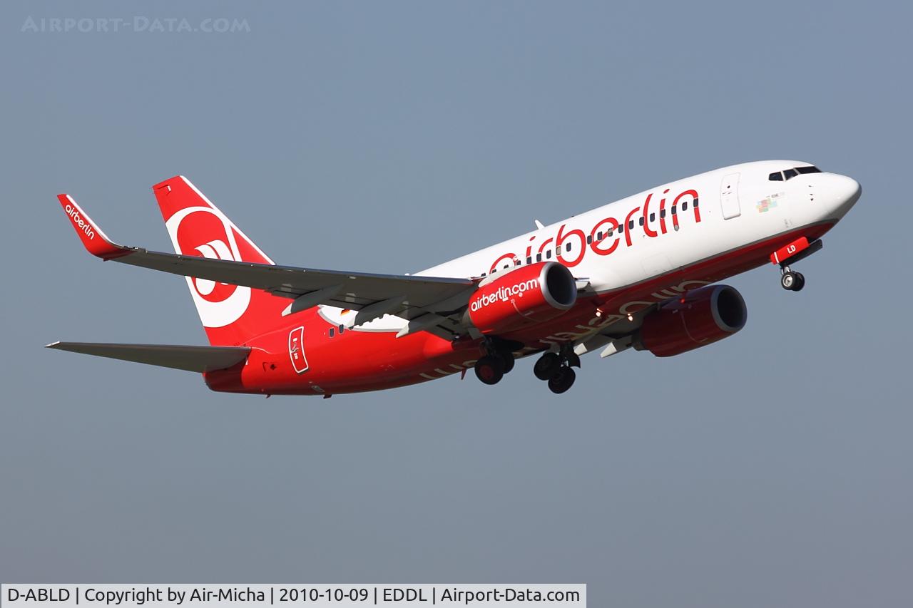D-ABLD, 2008 Boeing 737-76J C/N 36117, Air Berlin, Boeing 737-76J (WL), CN: 36117/2776