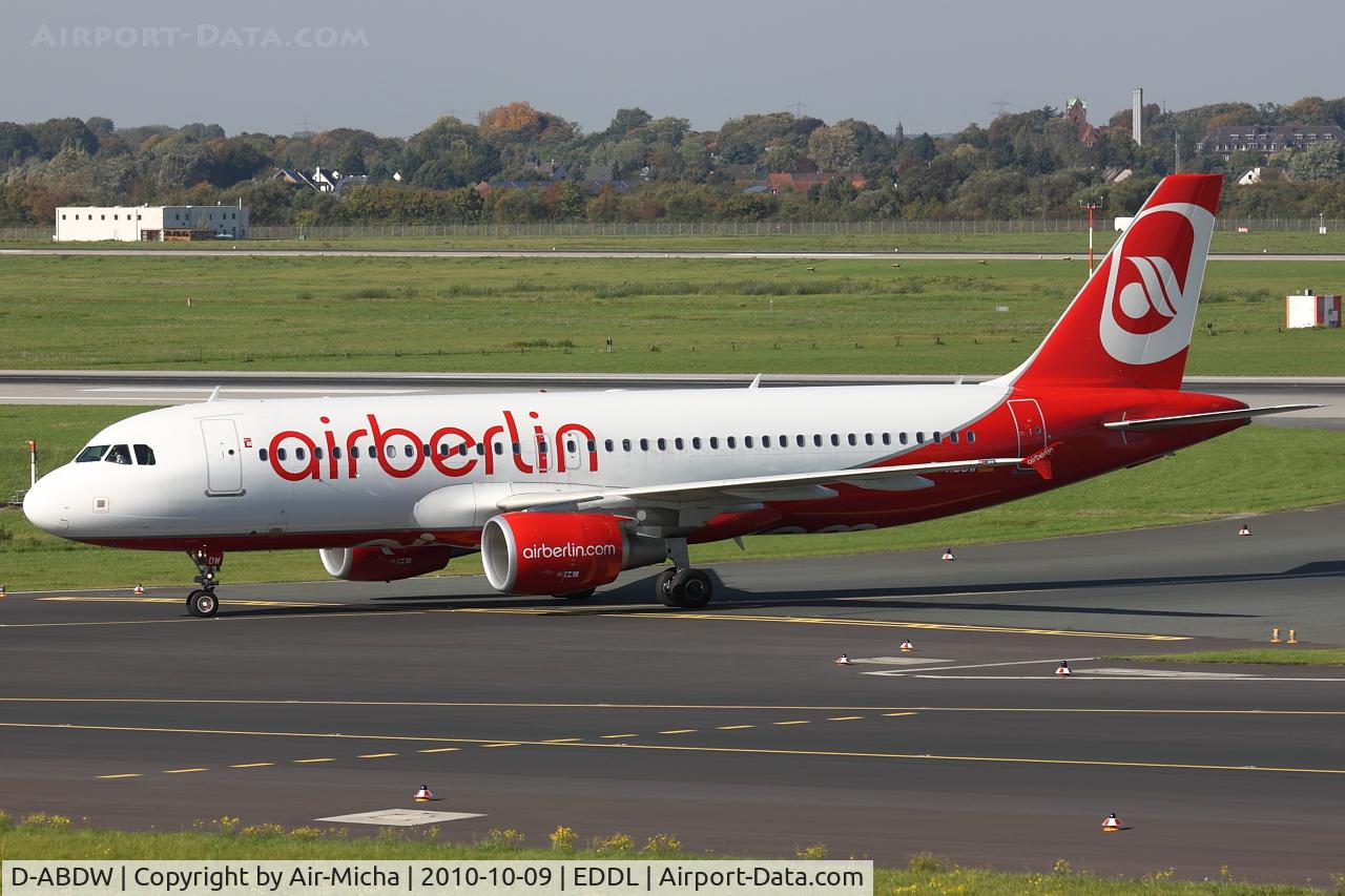 D-ABDW, 2009 Airbus A320-214 C/N 3945, Air Berlin, Airbus A320-214, CN: 3945